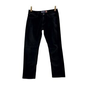 Weatherproof Vintage Straight Fit Jeans Men 32x26.5* Black Cotton Comfort Travel